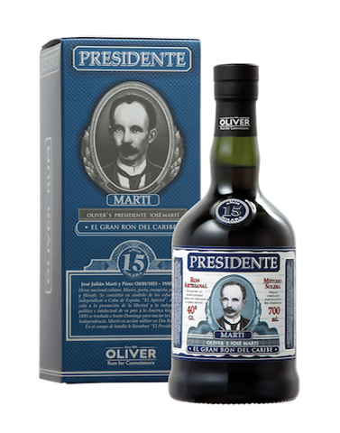 Ron PRESIDENTE MARTI 15 anos 40% 0,7L